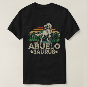 Abuelosaurus Dinosaur Grandpa Saurus Vaderdag T-shirt
