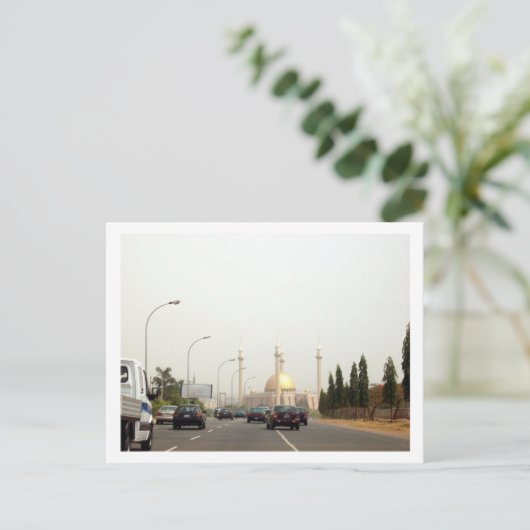 Abuja Central Mosque Briefkaart (Staand voorkant)