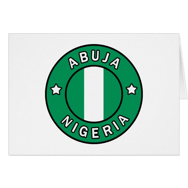 Abuja Nigeria (Voorkant Horizontaal)