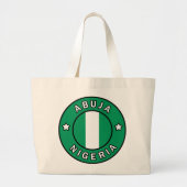 Abuja Nigeria Grote Tote Bag (Voorkant)