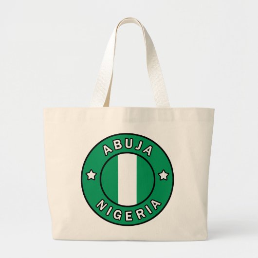 Abuja Nigeria Grote Tote Bag (Voorkant)