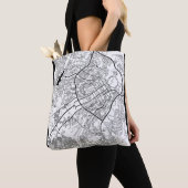 Abuja Nigeria Kaart Tote Bag (Dichtbij)
