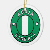 Abuja Nigeria Keramisch Ornament (Links)