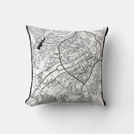 Abuja Nigeria Map Kussen