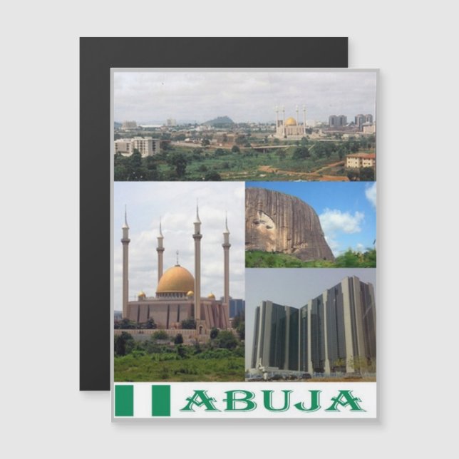 Abuja - Nigeria - Mozaïek - (Voorkant / Achterkant)