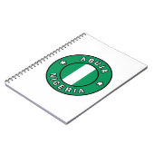 Abuja Nigeria Notitieboek (Linkerzijde)