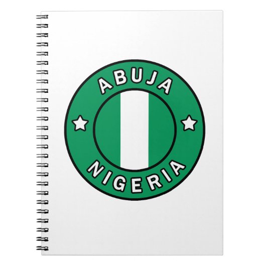 Abuja Nigeria Notitieboek (Voorkant)