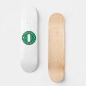 Abuja Nigeria Persoonlijk Skateboard (Voorkant)