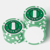 Abuja Nigeria Poker Chips (Opstapeling)