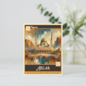 Abuja, Nigeria | schilderij Briefkaart (Staand voorkant)