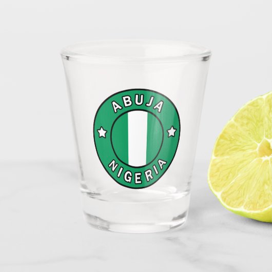 Abuja Nigeria Shot Glas (Voorkant)
