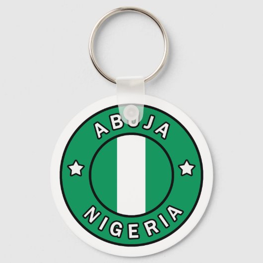 Abuja Nigeria Sleutelhanger (Voorkant)