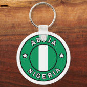 Abuja Nigeria Sleutelhanger (Voorkant)