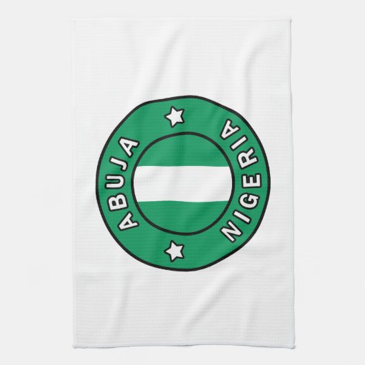 Abuja Nigeria Theedoek (Verticaal)