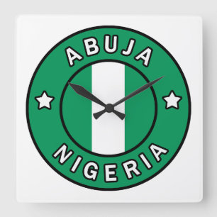 Abuja Nigeria Vierkante Klok