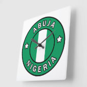 Abuja Nigeria Vierkante Klok (Hoek)