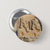 Abul Simbel (2) Ronde Button 5,7 Cm (Voorkant /achterkant)