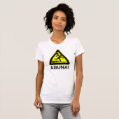 Abunai Shirt, White T-shirt (Voorkant volledig)