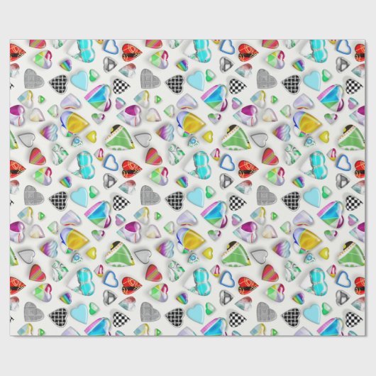 ABUNCHOFHEARTS CADEAUPAPIER (Vlak)