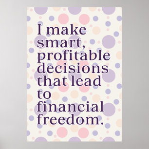 abundance affirmation-Poster Poster