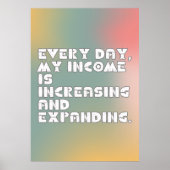 abundance affirmation-Poster Poster (Voorkant)