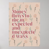 abundance affirmation-Poster Poster (Voorkant)