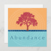 Abundance Art Card Feestdagenkaart (Voorkant / Achterkant)