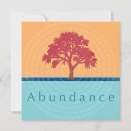 Abundance Art Card Feestdagenkaart