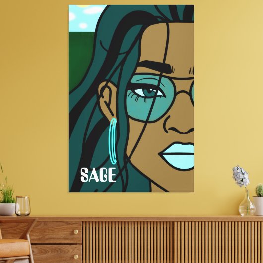 Abundance Canvas afdrukken (Insitu (Woonkamer))