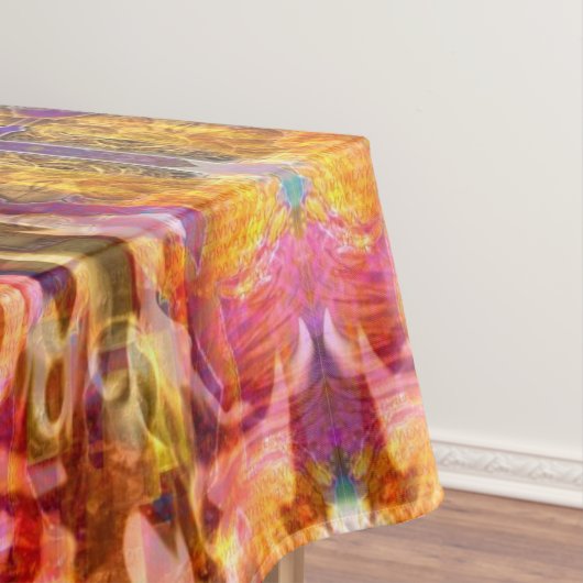 Abundance Fire Horse Feng Shui Tablecloth Deprise Tafelkleed (Voorbeeld)