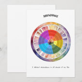 Abundance Positive Affirmation-Kaart Feestdagenkaart (Voorkant / Achterkant)