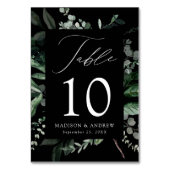 Abundant Greenery Personalized Wedding Kaart (Achterkant)