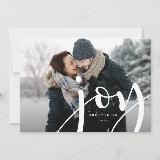 Abundant Joy | Vakantieknopkaart Feestdagenkaart (Voorkant)