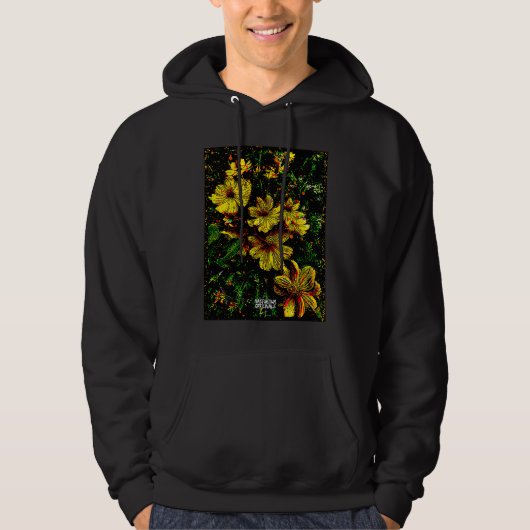 Abundant Permaculture Kitchen Garden Plants Nastur Hoodie (Voorkant)