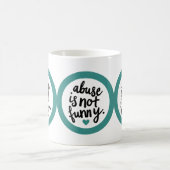 Abuse is not funny koffiemok (Center)