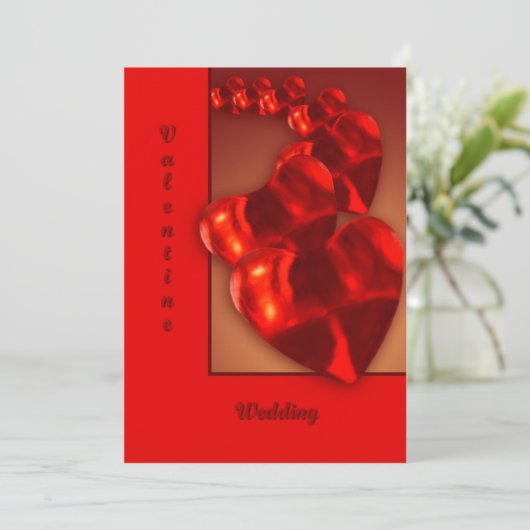 abw Valentijn Wedding Kaart (Staand voorkant)