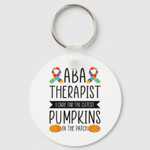 Aby Therapeut Halloween kostuum pompoenen gedrag Sleutelhanger