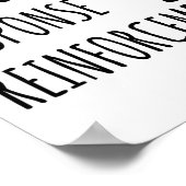 Aby Therapeut SD Versterking Reactiegedrag A Poster (Hoek)