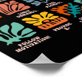 Aby Toegepast Gedragsanalist Advocate Autisme Lets Poster (Hoek)