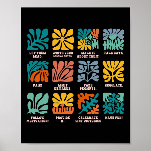 Aby Toegepast Gedragsanalist Advocate Autisme Lets Poster (Voorkant)