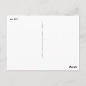 Abys Brush Lettering Dank u Briefkaart Mailer (Achterkant)