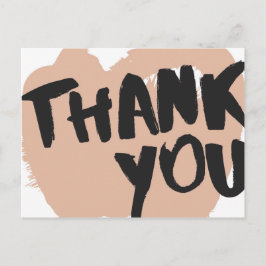 Abys Brush Lettering Dank u Briefkaart Mailer