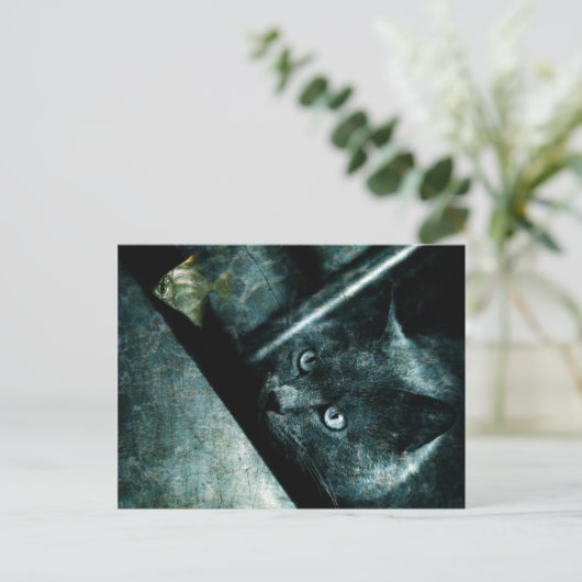 Abyss cat - Briefkaart (Staand voorkant)