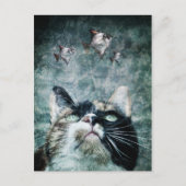 Abyss cat Briefkaart (Voorkant)