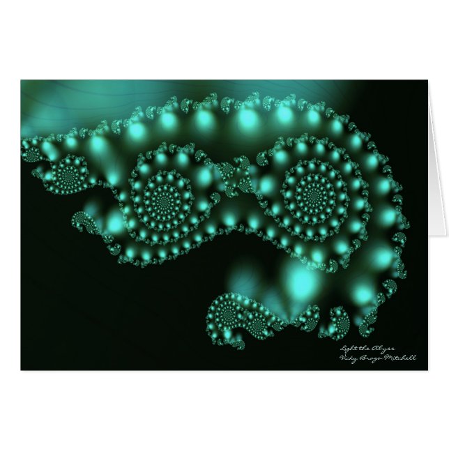 Abyss Cool Abstract Fine Fractal Art (Voorkant Horizontaal)