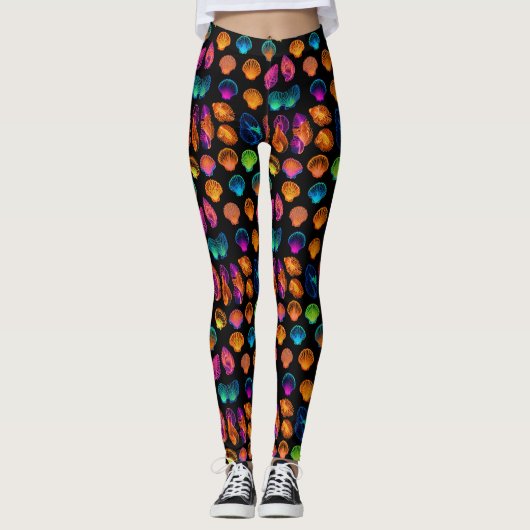 Abyss: Neon Shell van de Ouden Leggings (Voorkant)