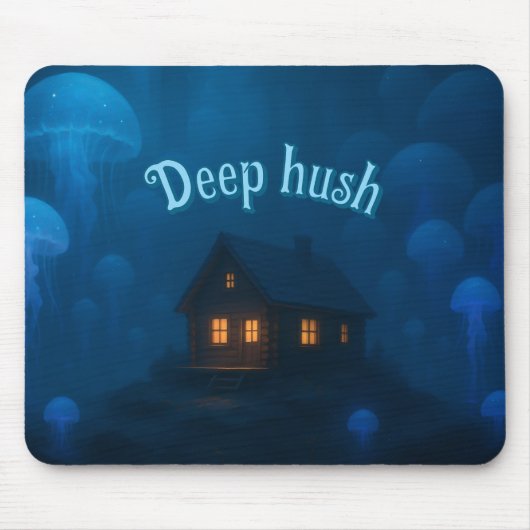 Abyssal Cabin onder kwal Mousepad Muismat (Voorkant)