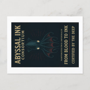 Abyssal Ink Consortium – Van Bloed naar Inkt Feestdagenkaart