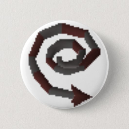 Abyssal whip pin ronde button 5,7 cm (Voorkant)