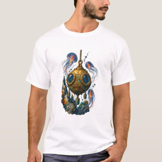 Abyssale Bathysfeer Expeditie Retro T-Shirt